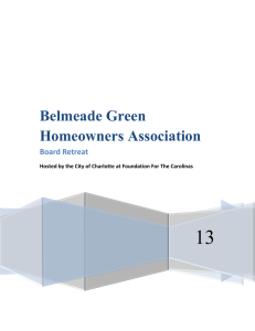 13 Belmeade Green Homeowners Association Board Retreat