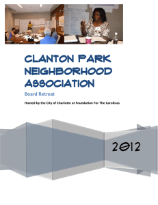 2012 Clanton Park Neighborhood Association