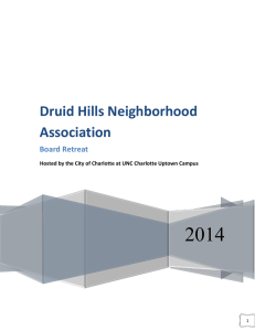 2014 Druid Hills Neighborhood Association Board Retreat