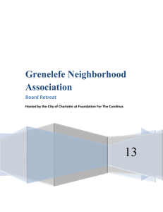 13 Grenelefe Neighborhood Association Board Retreat