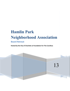 13 Hamlin Park Neighborhood Association Board Retreat