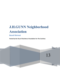 13 J.H.GUNN Neighborhood Association Board Retreat