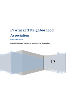 13 Pawtuckett Neighborhood Association Board Retreat