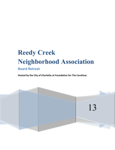 13 Reedy Creek Neighborhood Association Board Retreat