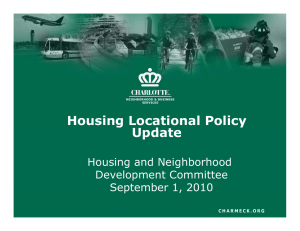 Housing Locational Policy U date Update H