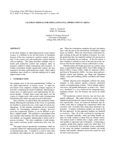 Proceedings of the 2005 Winter Simulation Conference