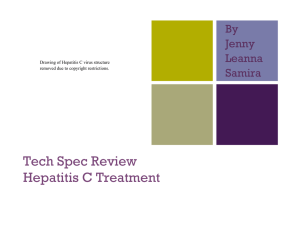 Tech Spec Review Hepatitis C Treatment By Jenny