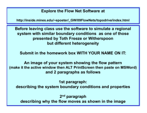 Explore the Flow Net Software at