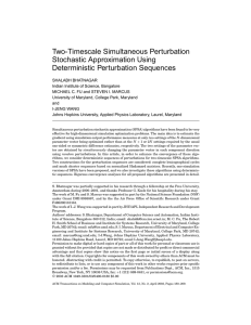 Two-Timescale Simultaneous Perturbation Stochastic Approximation Using Deterministic Perturbation Sequences