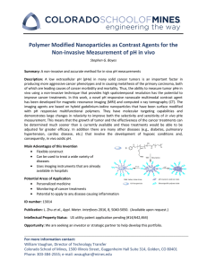 Polymer Modified Nanoparticles as Contrast Agents for the