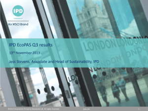 IPD EcoPAS Q3 results 13 November 2013