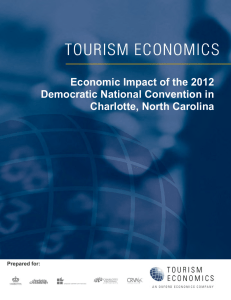 Economic Impact of the 2012 Democratic National Convention in Charlotte, North Carolina