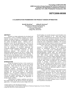 Proceedings of IDETC/CIE 2006 ASME International Design Engineering Technical Conferences &amp;