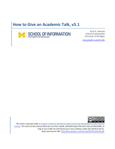How to Give an Academic Talk, vS.l