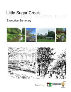 GREENWAY MAS TER PLAN Little Sugar Creek Executive Summary