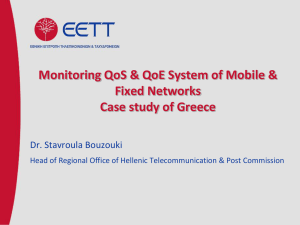 Monitoring QoS &amp; QoE System of Mobile &amp; Fixed Networks