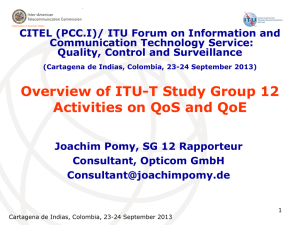 CITEL (PCC.I)/ ITU Forum on Information and Communication Technology Service: