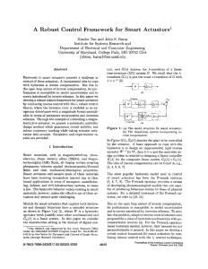 A  Robust  Control Framework  for  Smart ... S.