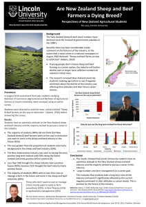 Are New Zealand Sheep and Beef Farmers a Dying Breed?