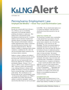 Pennsylvania Employment Law