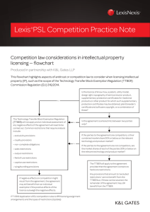 Lexis PSL Competition Practice Note Competition law considerations in intellectual property