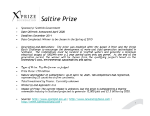 Saltire Prize