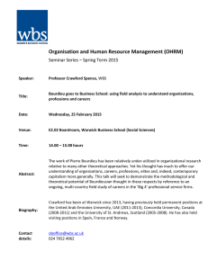 Organisation and Human Resource Management (OHRM)