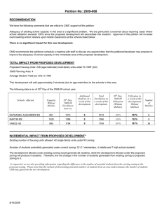 Petition No: 2009-068 RECOMMENDATION