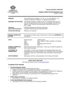 January 6, 2010 modify the regulations related to “acceptable plant species”.