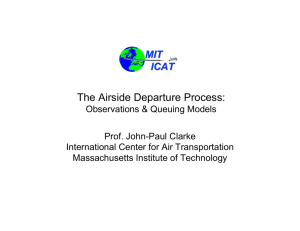 The Airside Departure Process: MIT ICAT