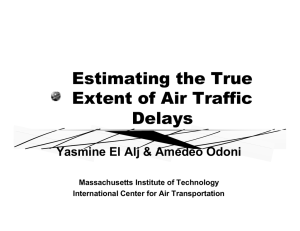 Estimating the True Extent of Air Traffic Delays