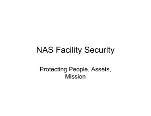 NAS Facility Security Protecting People, Assets, Mission