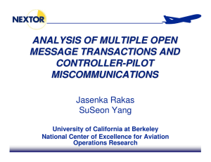 ANALYSIS OF MULTIPLE OPEN MESSAGE TRANSACTIONS AND CONTROLLER -