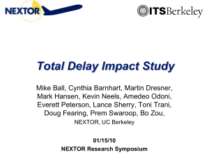 Total Delay Impact Study