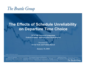 The Effects of Schedule Unreliability on Departure Time Choice