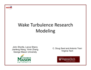Wake Turbulence Research Modeling