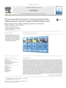 Desalination