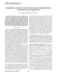 Reachability Analysis for Linear Discrete Time Set–Dynamics Driven