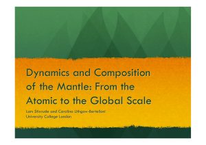Dynamics and Composition of the Mantle: From the