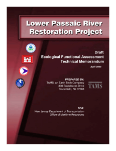 Draft Ecological Functional Assessment Technical Memorandum