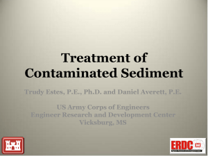 Treatment of Contaminated Sediment