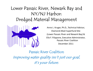 Lower Passaic River, Newark Bay and NY/NJ Harbor: Dredged Material Management