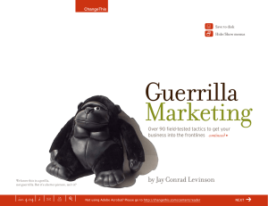Guerrilla Marketing | f