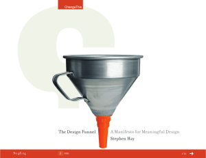 The Design Funnel Stephen Hay A Manifesto for Meaningful Design 48.04