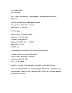 TBS Review Guide Date: 11-01-95 Holdings*