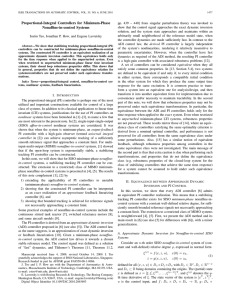 Proportional-Integral Controllers for Minimum-Phase Nonaffine-in-control Systems