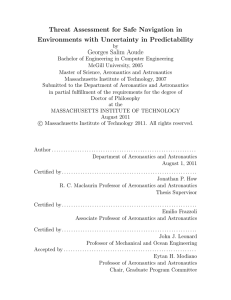 Threat Assessment for Safe Navigation in Environments with Uncertainty in Predictability