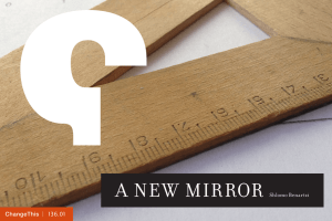 A NEW MIRROR  | ChangeThis