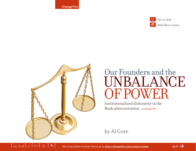 What Is Imbalance Of Power