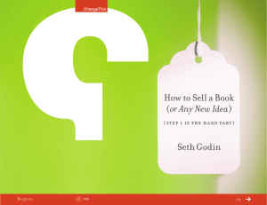 How to Sell a Book or Any New Idea Seth Godin